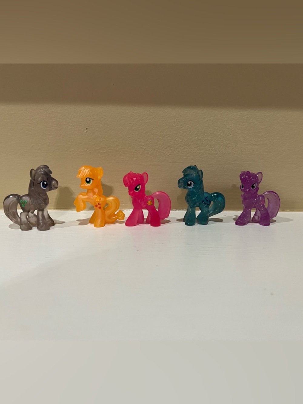 My Little Pony Transparent Blind Bag Mini Pony Figures Toys Lot